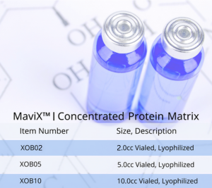 MaviX™ CONCENTRATED PROTEIN MATRIX FEATURES: